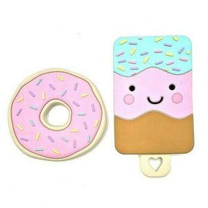 Baby Teether BPA Free Donut & Ice Cream Bar